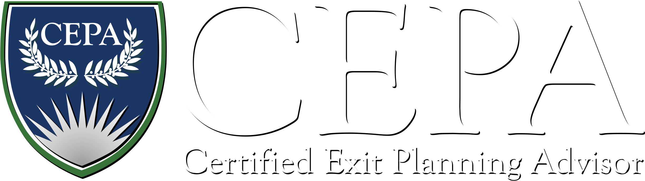 CEPA_Logo CEPA Certified Exit Planning Advisor Logo White