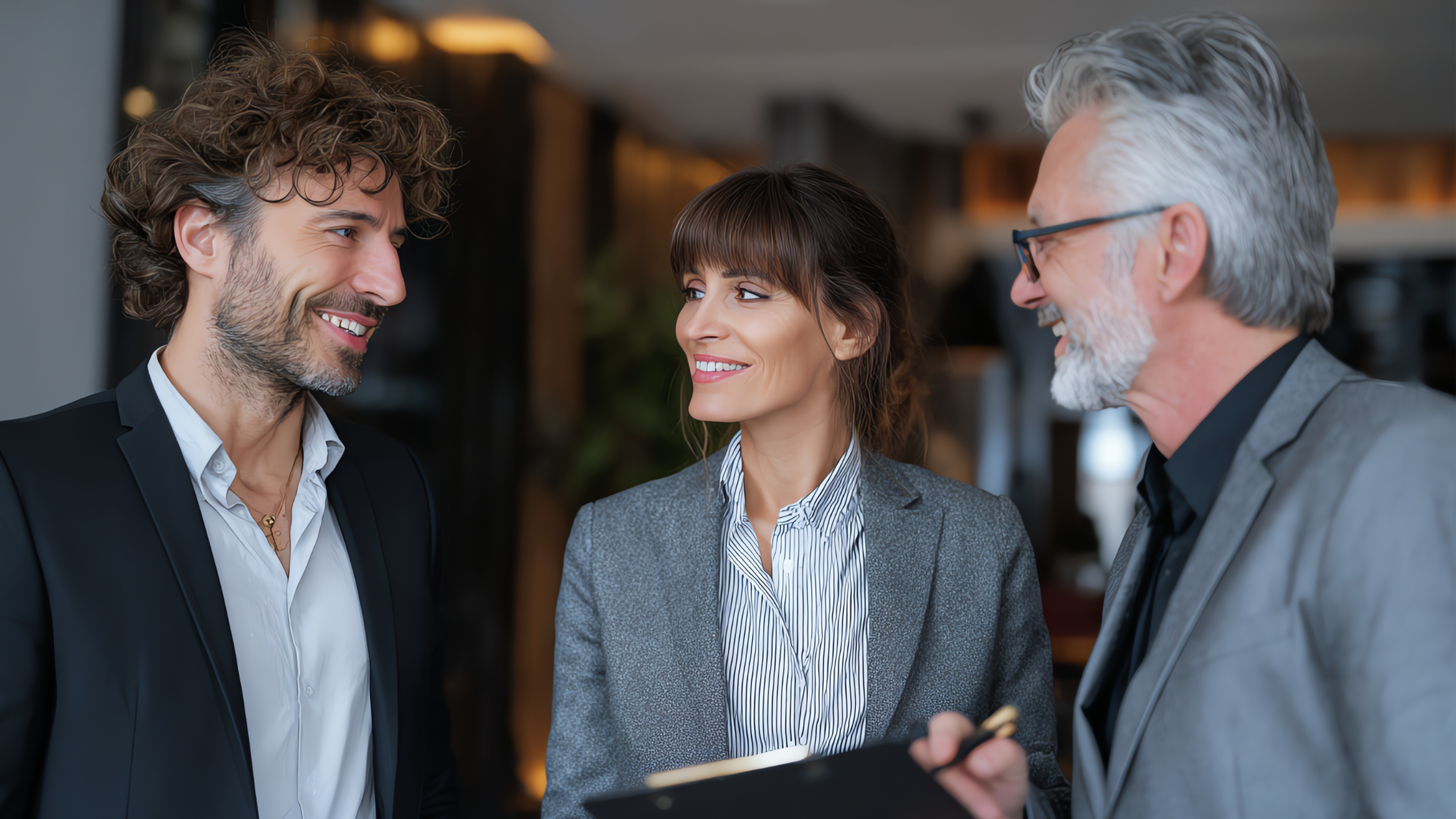Business Owner discussing business for sale